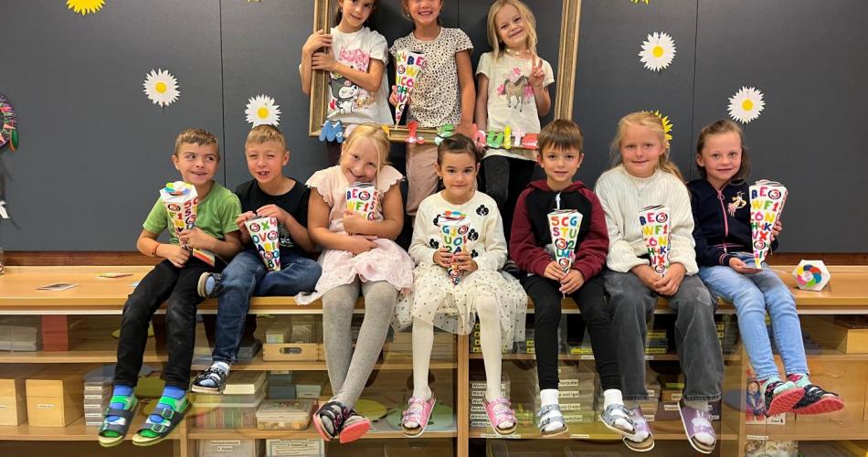 Kinder der 1. Klasse